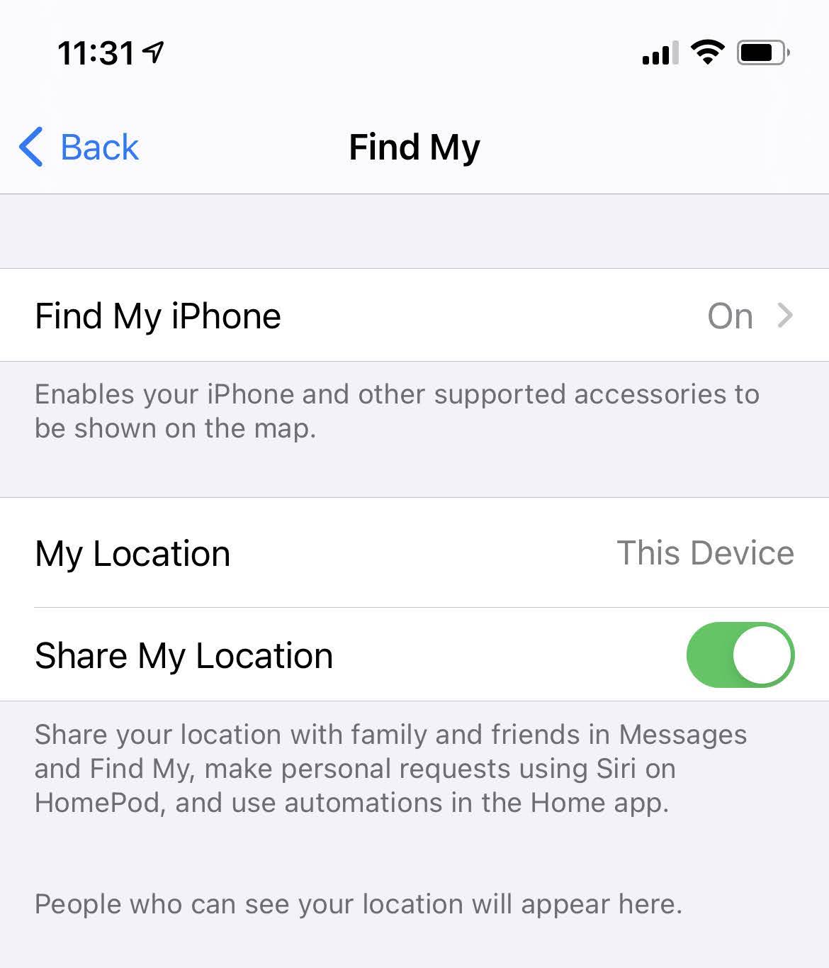 Why does iPhone say No Location Found? And How to Fix It? - Family